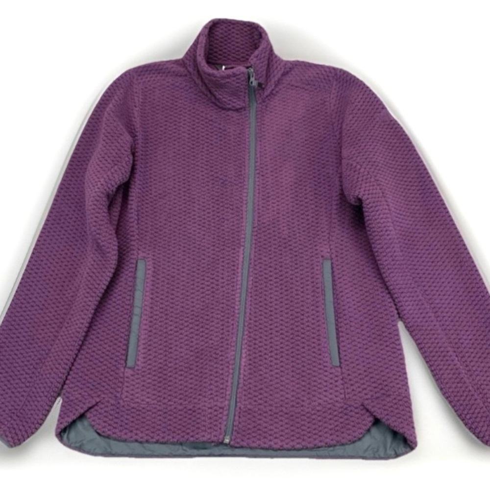 Helly Hansen Women's Lyra Fleece Jacket Full Zip Purple Sweater - Size L REG
